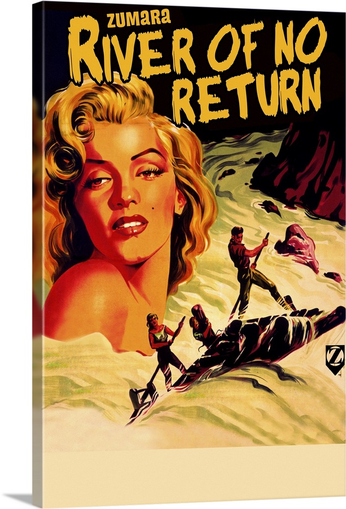 Marilyn Monroe Movie Posters - Marilyn Monroe Italian movie poster River of  No Return