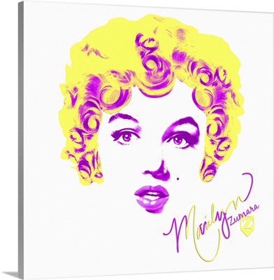 Marilyn Monroe Yellow Pink Hair