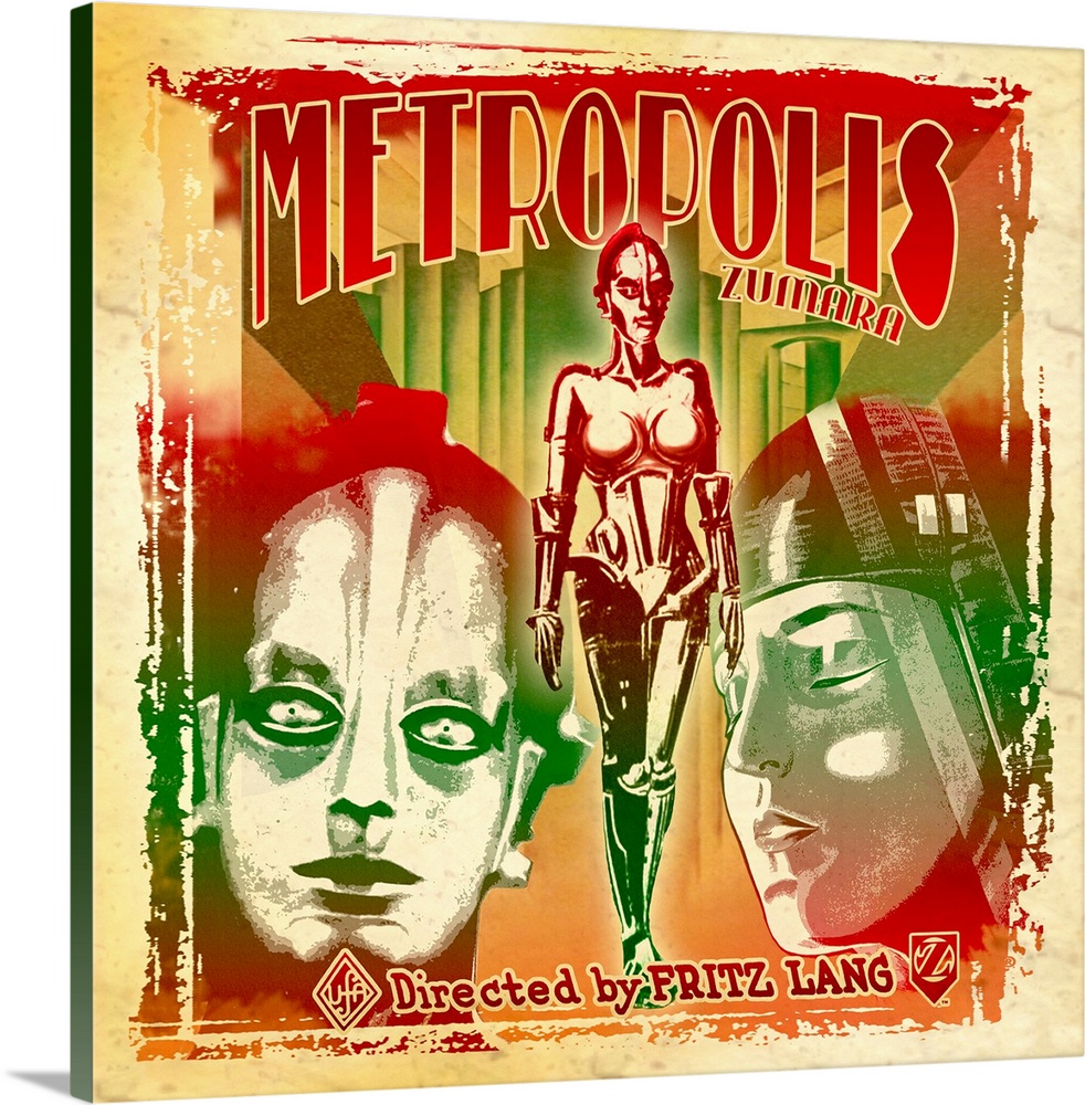 Metropolis Collage Sci Fi Movie Poster