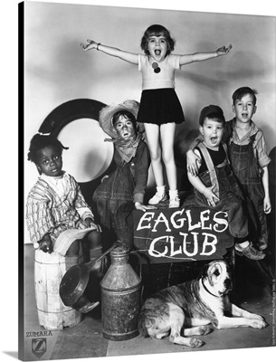 Our Gang B&W Eagles Club