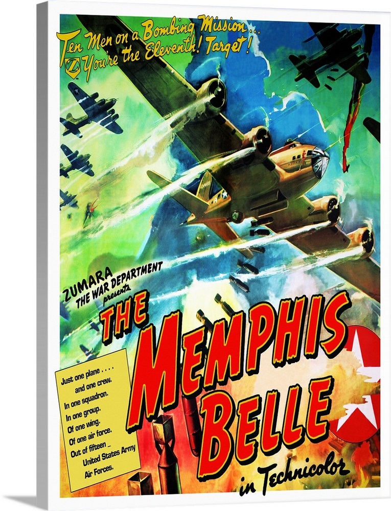 The Memphis Belle Wall Art, Canvas Prints, Framed Prints, Wall Peels