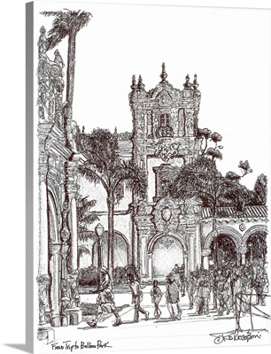 Field Trip to Balboa Park Drawing
