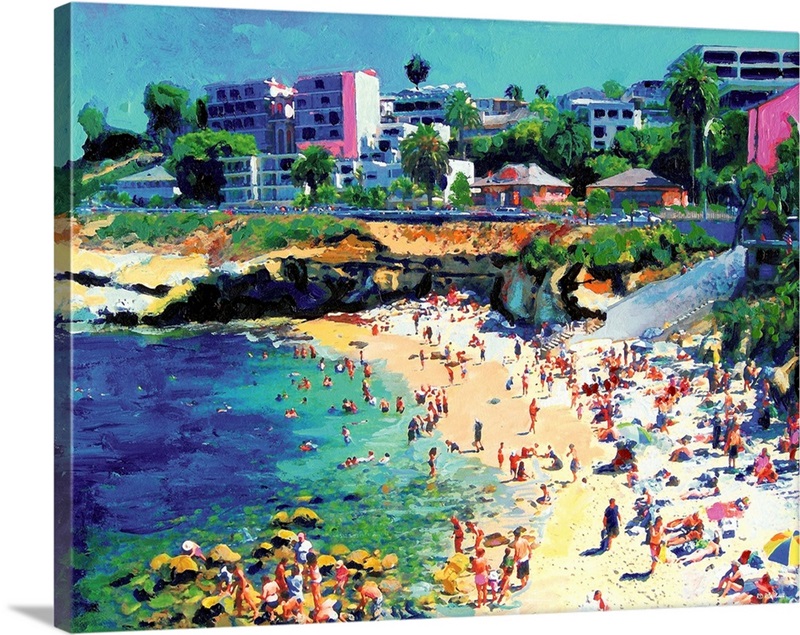 La Jolla Cove And Village, San Diego Great Big Canvas