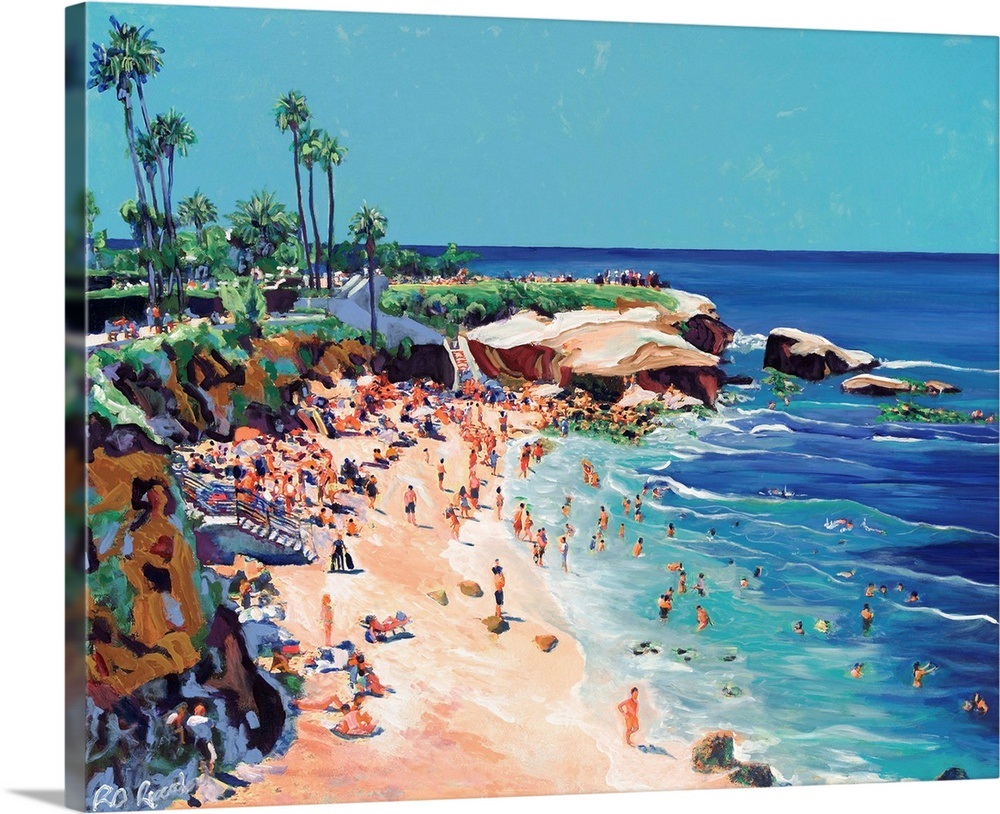 La Jolla Cove San Diego California Wall Art, Canvas Prints, Framed