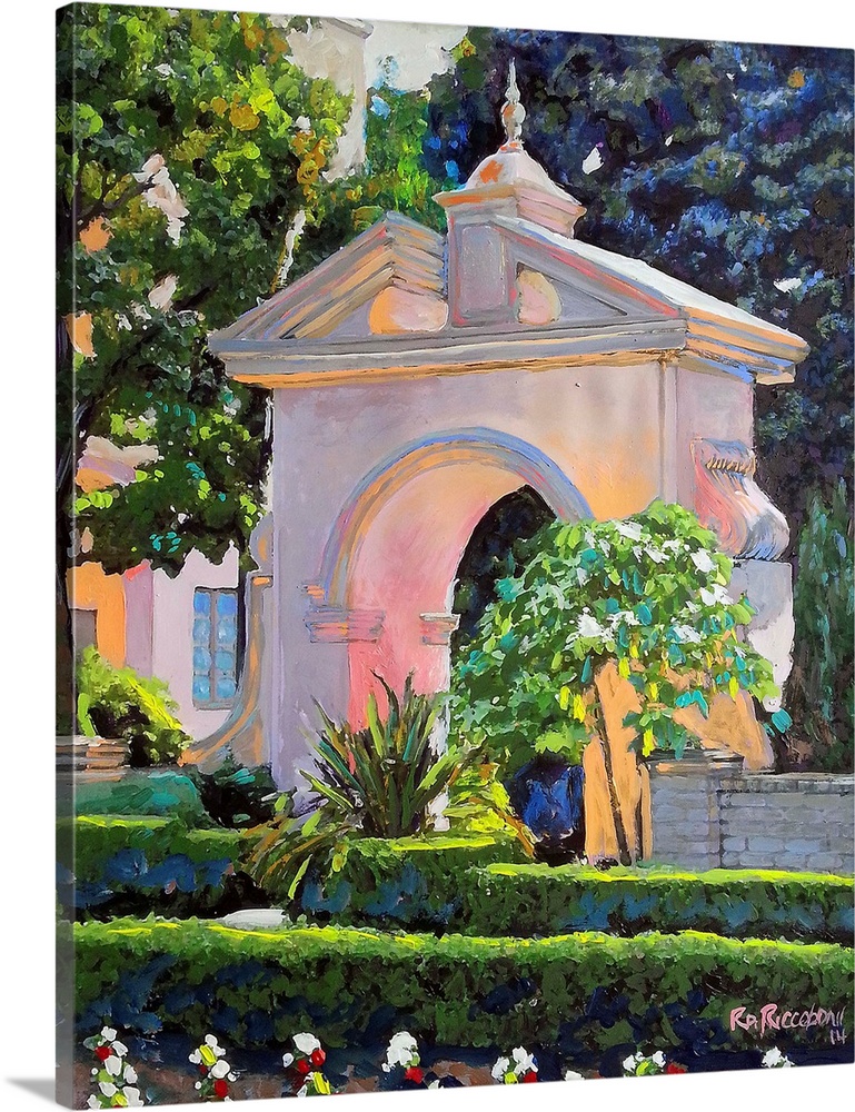 Requa's Gate by RD Riccoboni. The Alcazar Garden in Balboa Park San Diego California.