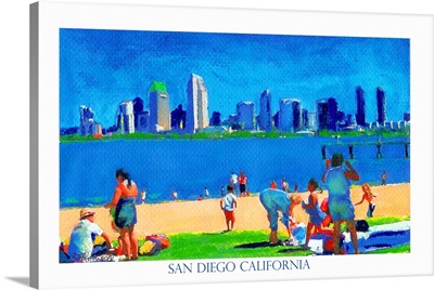 San Diego Art California Poster
