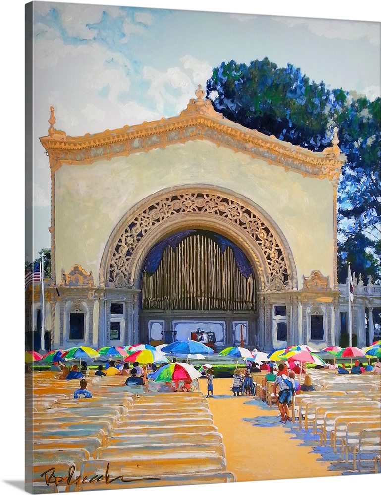 Spreckels Organ Pavillion Balboa Park San Diego, by RD Riccoboni.