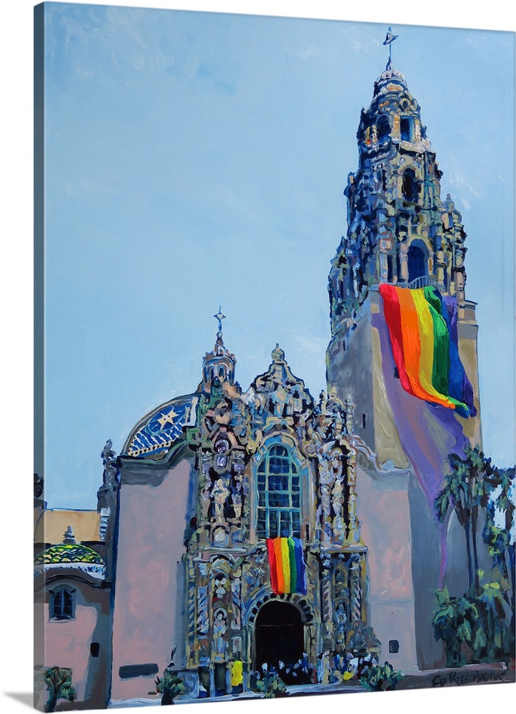 As featured in the California State Capitol building as part of a California Contemporary Collection in 2020, Giant rainbo...