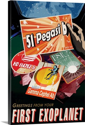 51 Pegasi b - JPL Travel Poster