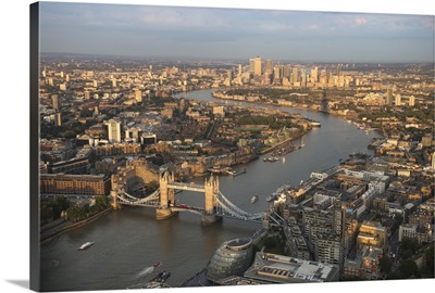 Aerial View of London, England, UK