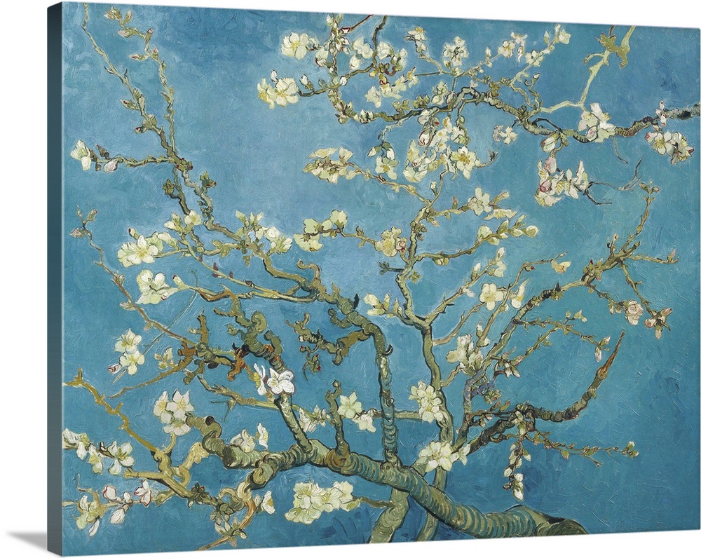 Vincent van Gogh's Almond blossom (1890) famous painting.