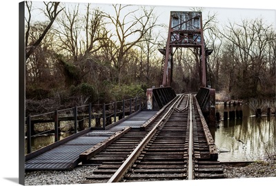 Antique Railroad Bridge in Richmond, Virginia