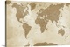 image thumbnail of Sepia toned map of the World with an antique look.