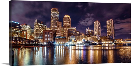 Skyscrapers at Copley Square, Boston, Massachusetts - Aerial Photograph  Wall Art, Canvas Prints, Framed Prints, Wall Peels