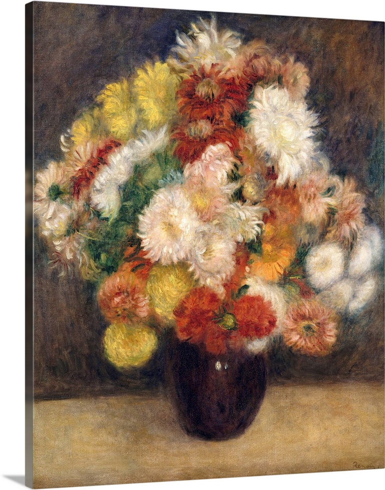Renoir felt that he had greater freedom to experiment in still lifes than in figure paintings. When I paint flowers, I fee...
