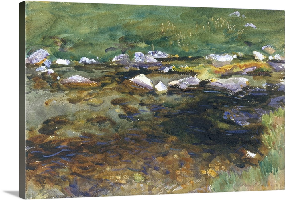 Watercolor was well suited to Sargent's fluid painting technique and his longstanding interest in depicting water. Sargent...