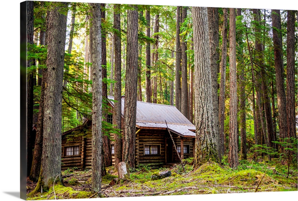 This hidden retreat is surrounded by the wilderness of Mount Rainier National Park, Washington.