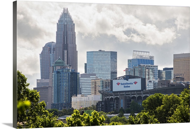 Charlotte Skyline | Great Big Canvas