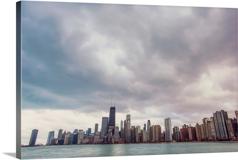 Chicago Skyline Wall Art, Canvas Prints, Framed Prints, Wall Peels ...