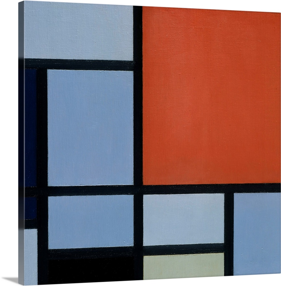 This is an early example of the geometric mode of painting that Mondrian called Neo-Plasticism. For Mondrian, Neo-Plastici...