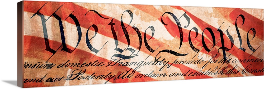Constitution And U.S. Flag