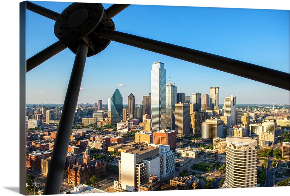 A cityscape view of Dallas, Texas.