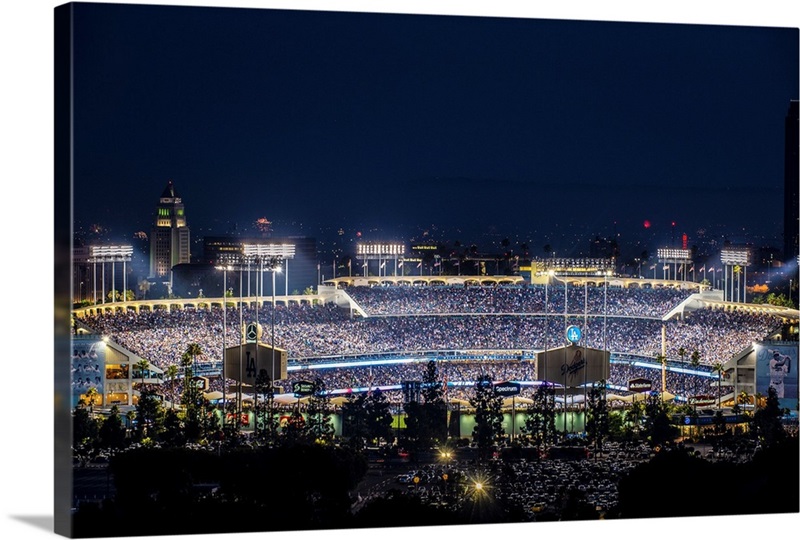 Dodger Stadium Los Angeles, California CA Original Vintage Postcard at  's Entertainment Collectibles Store