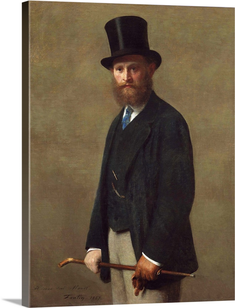 Edouard Manet was at the peak of his notoriety when the young Henri Fantin-Latour exhibited this portrait at the Salon of ...