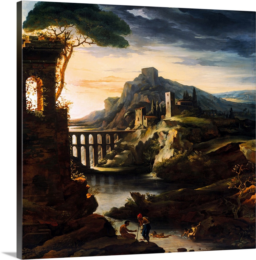 This work is one of a projected set of four monumental landscapes representing the times of day that Gericault painted in ...
