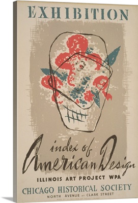 Exhibition Index of American Design - WPA Poster