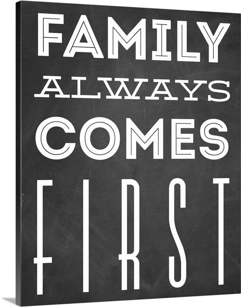 Family Quotes - Family Always Comes First