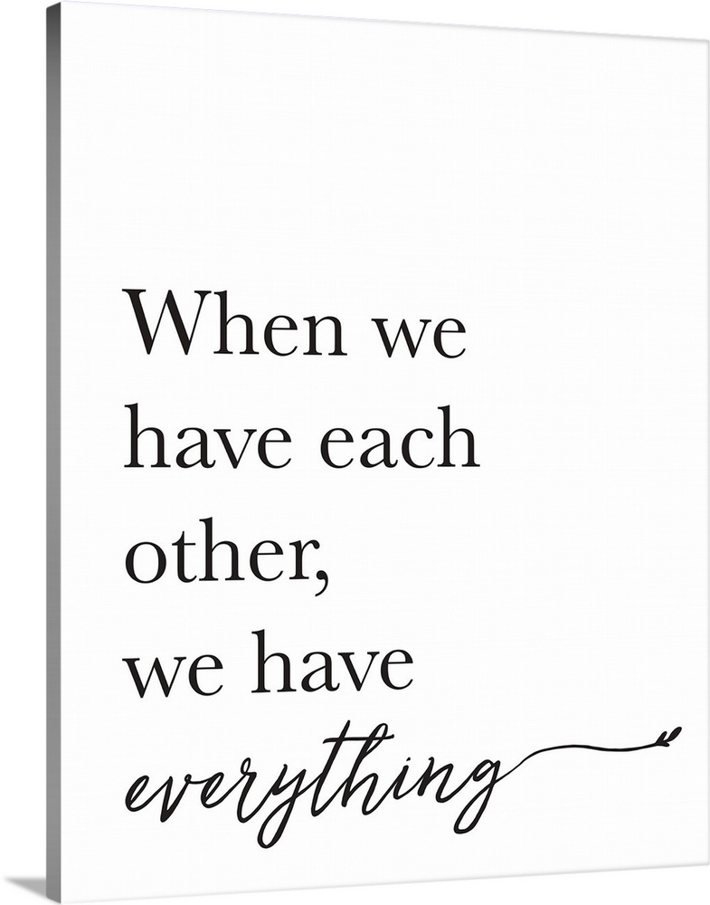 A simple typographical design celebrating love and togetherness. Perfect for a couple or a family, this simple sentiment i...