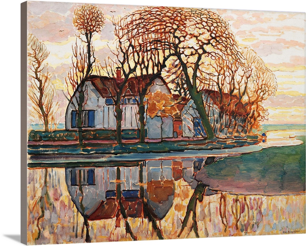 Though Piet Mondrian is best known for his nonrepresentational paintings, his basic vision was rooted in landscape. He was...