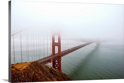 Fog Over The Golden Gate Bridge