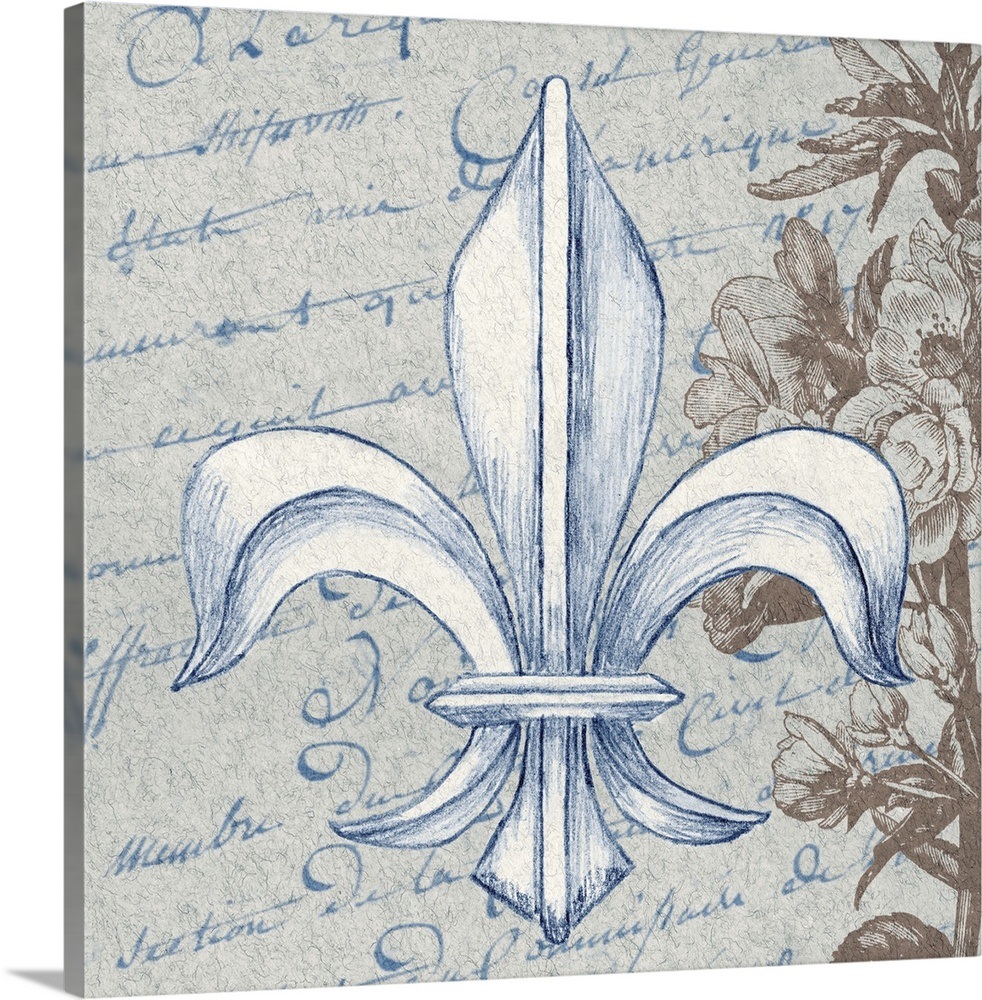 french-fleur-de-lis-ii-wall-art-canvas-prints-framed-prints-wall