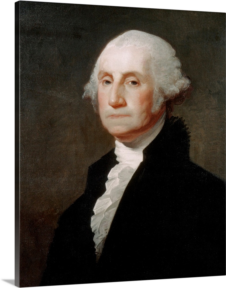 Stuart's most popular portraits of Washington are the so-called Athenaeum type, of which there are as many as sixty replic...