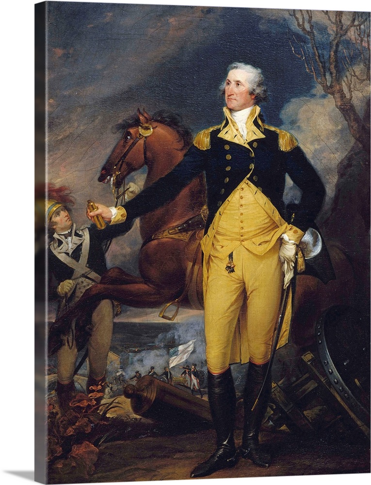 George Washington sat for Trumbull in Philadelphia in 1792; from that sitting, the artist created a fullsize canvas (Yale ...