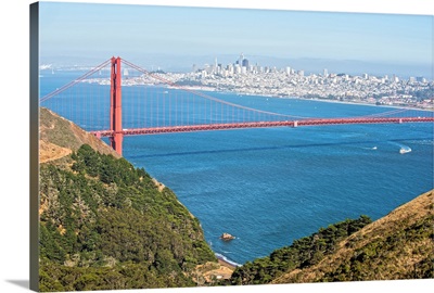 Golden Gate Bridge View of San Francisco