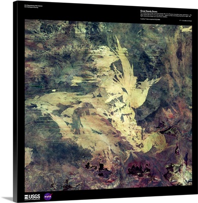 Great Sandy Scars - USGS Earth as Art