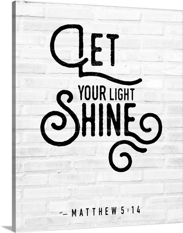 Handlettered Bible Verse - Matthew 514 | Great Big Canvas