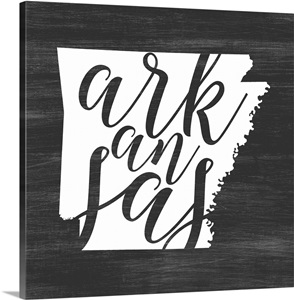Home State Typography - Arkansas image thumbnail