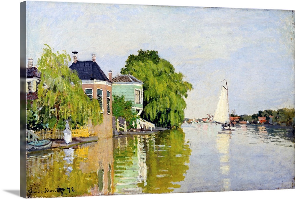 On the advice of the French painter Charles-Francois Daubigny, Claude Monet traveled to the Netherlands in 1871, where he ...