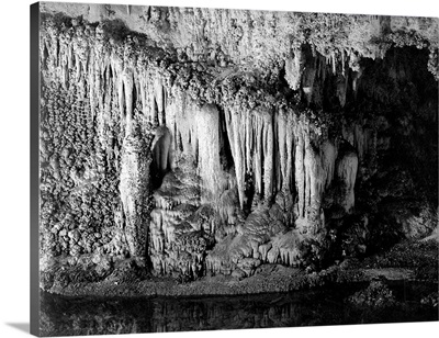 Large Drapery Formation Known As The Guillatine, And The Pool In The King's Palace