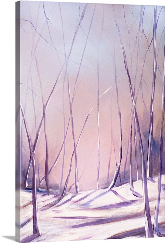 Lilac Snowfall Wall Art, Canvas Prints, Framed Prints, Wall Peels