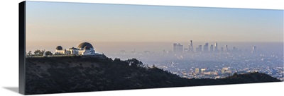Los Angeles, California Skyline with the Griffith Observatory - Panoramic