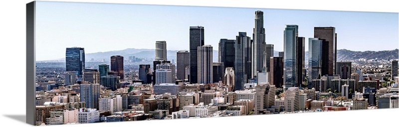 Los Angeles Skyline - Panoramic | Great Big Canvas