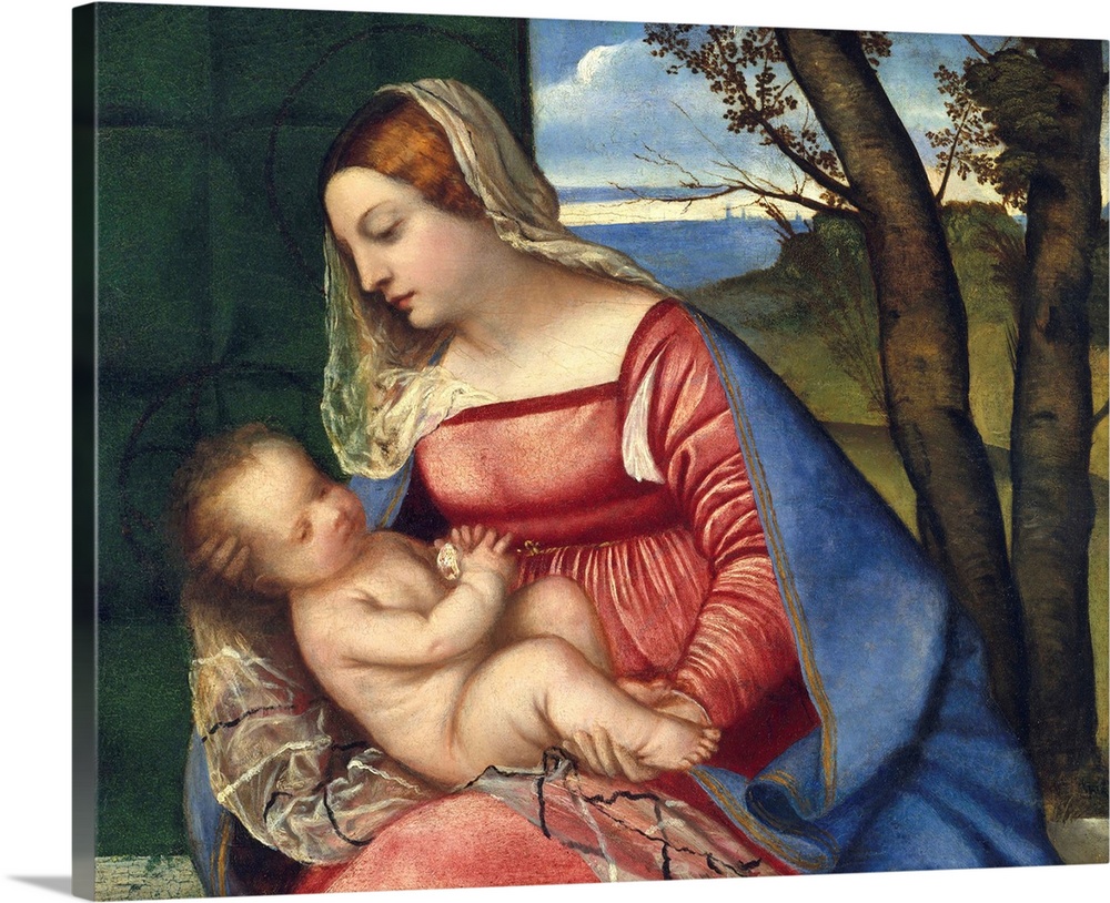 This is among the earliest devotional paintings of the Madonna and Child by Titian, dating to about 1508. Technical study ...