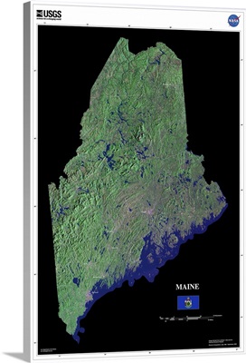Maine - USGS State Mosaic
