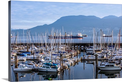 Marina In Vancouver, British Columbia, Canada