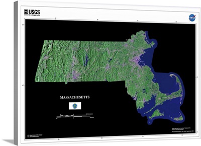 Massachusetts - USGS State Mosaic